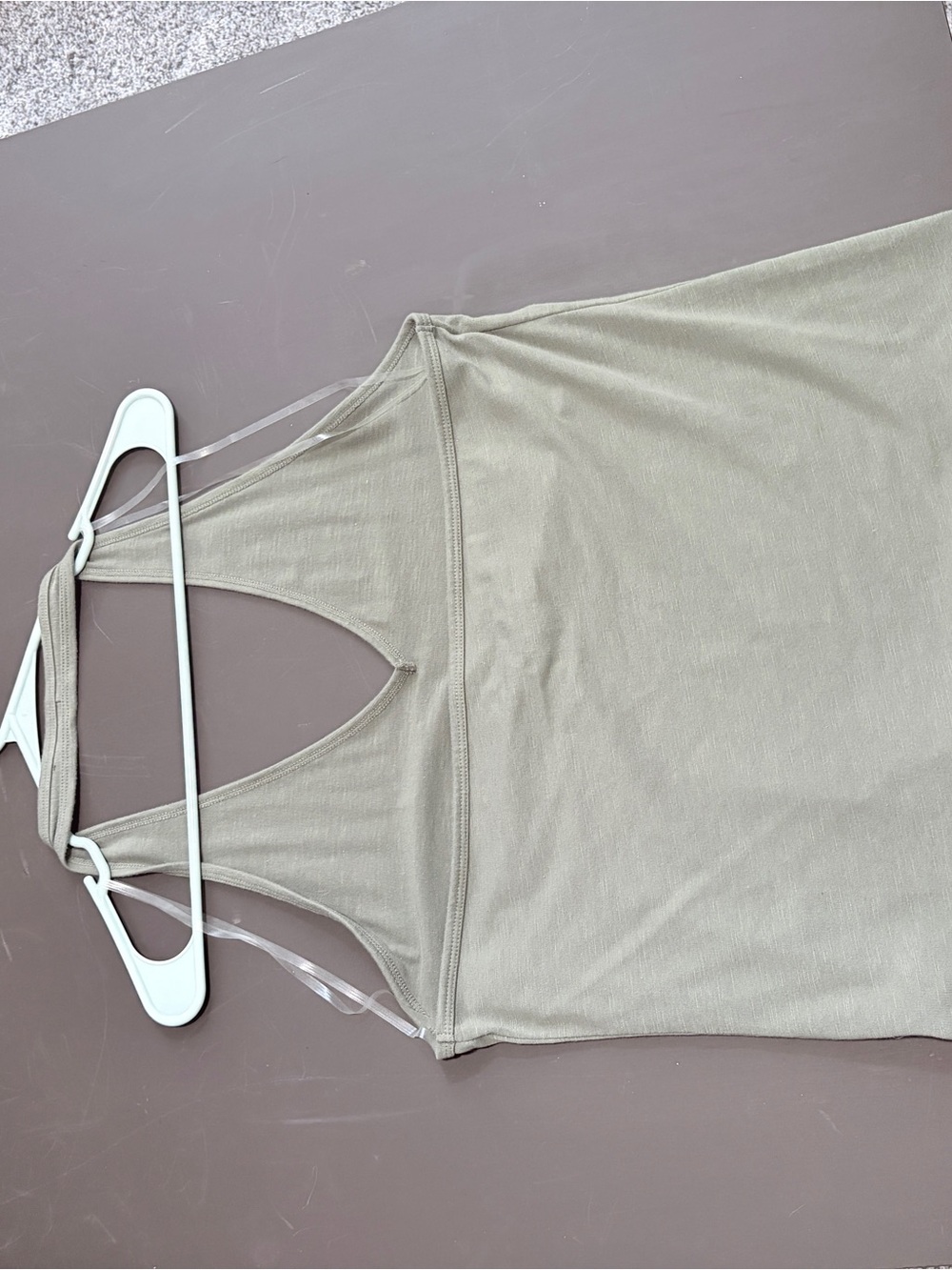 Universal Thread Olive Halter Tank - Picture 3 of 4